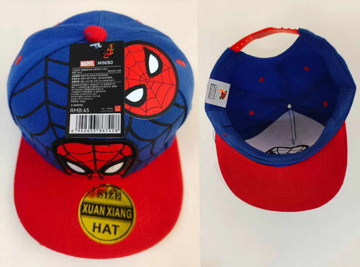 Baby Clothing Usa - Gorras de Spiderman de dibujos animados